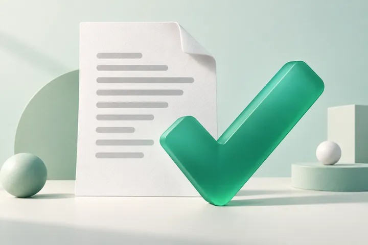 Original conceptual illustration for Grammarly — everyday proofreading
