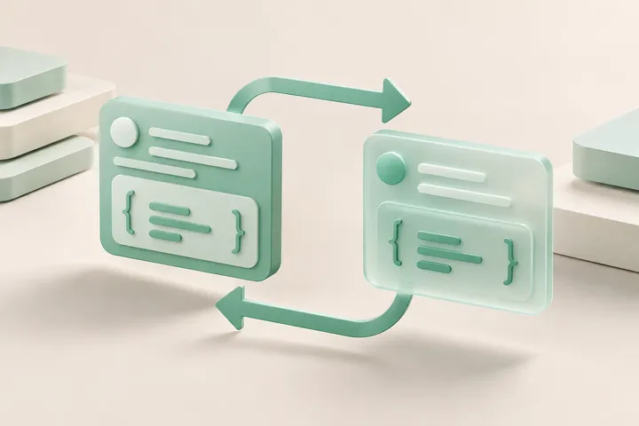 Original conceptual illustration for Hoppscotch — lightweight api exploration