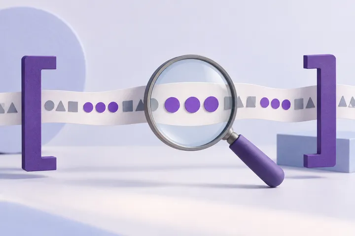 Original conceptual illustration for regex101 — explaining regular expressions